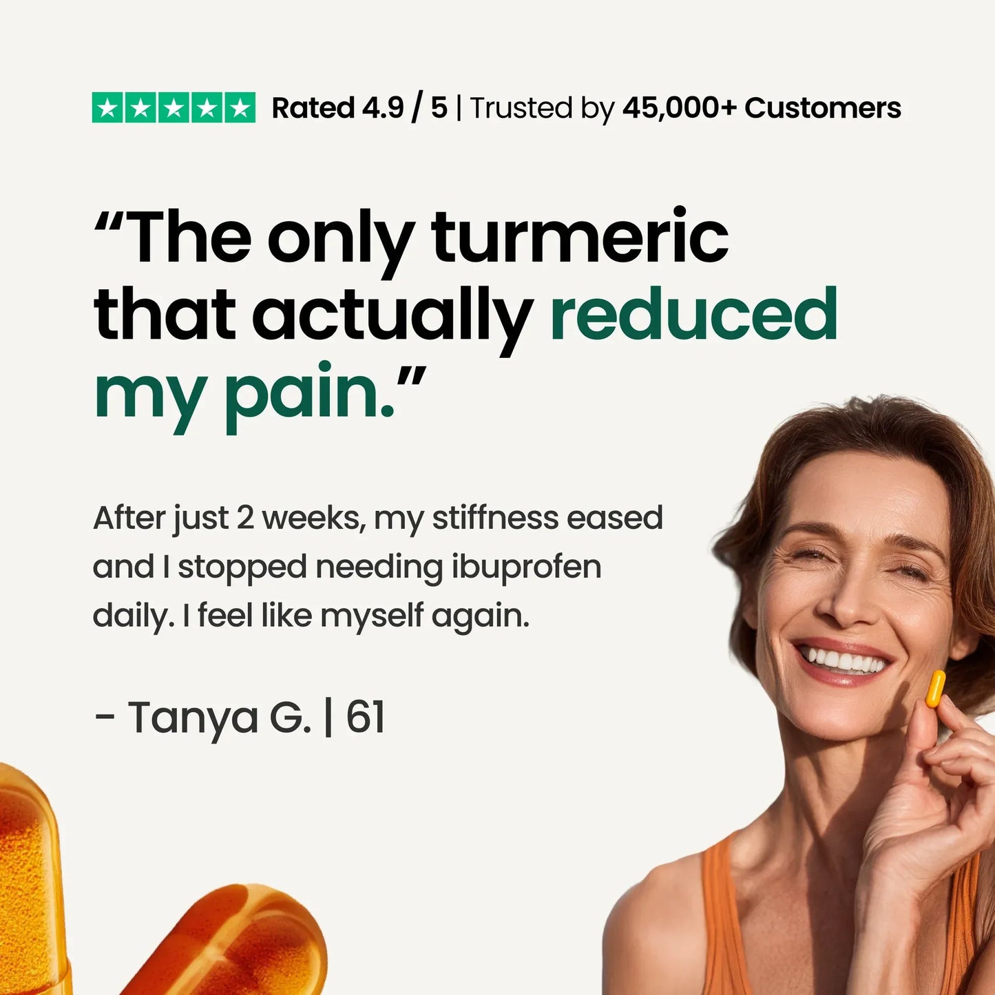 Turmeric – Curcumin Capsules (1000 mg)