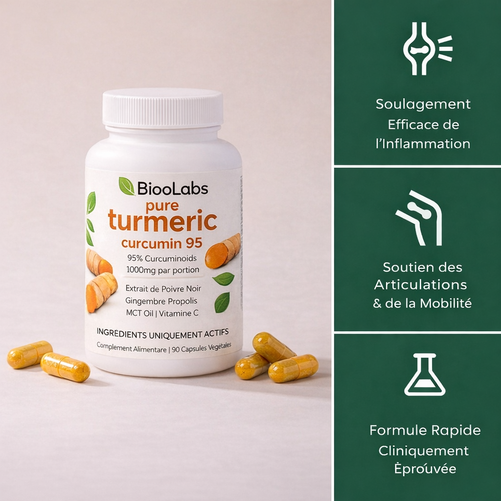 Turmeric – Gélules de curcuma & curcumine (1000 mg)